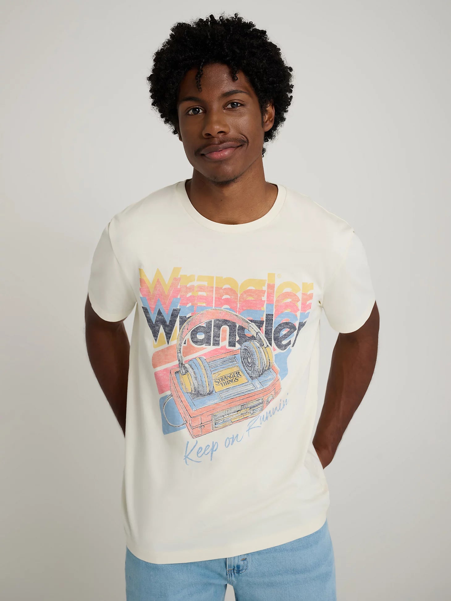 Wrangler x Stranger Things Keep on Runnin' T-Shirt
