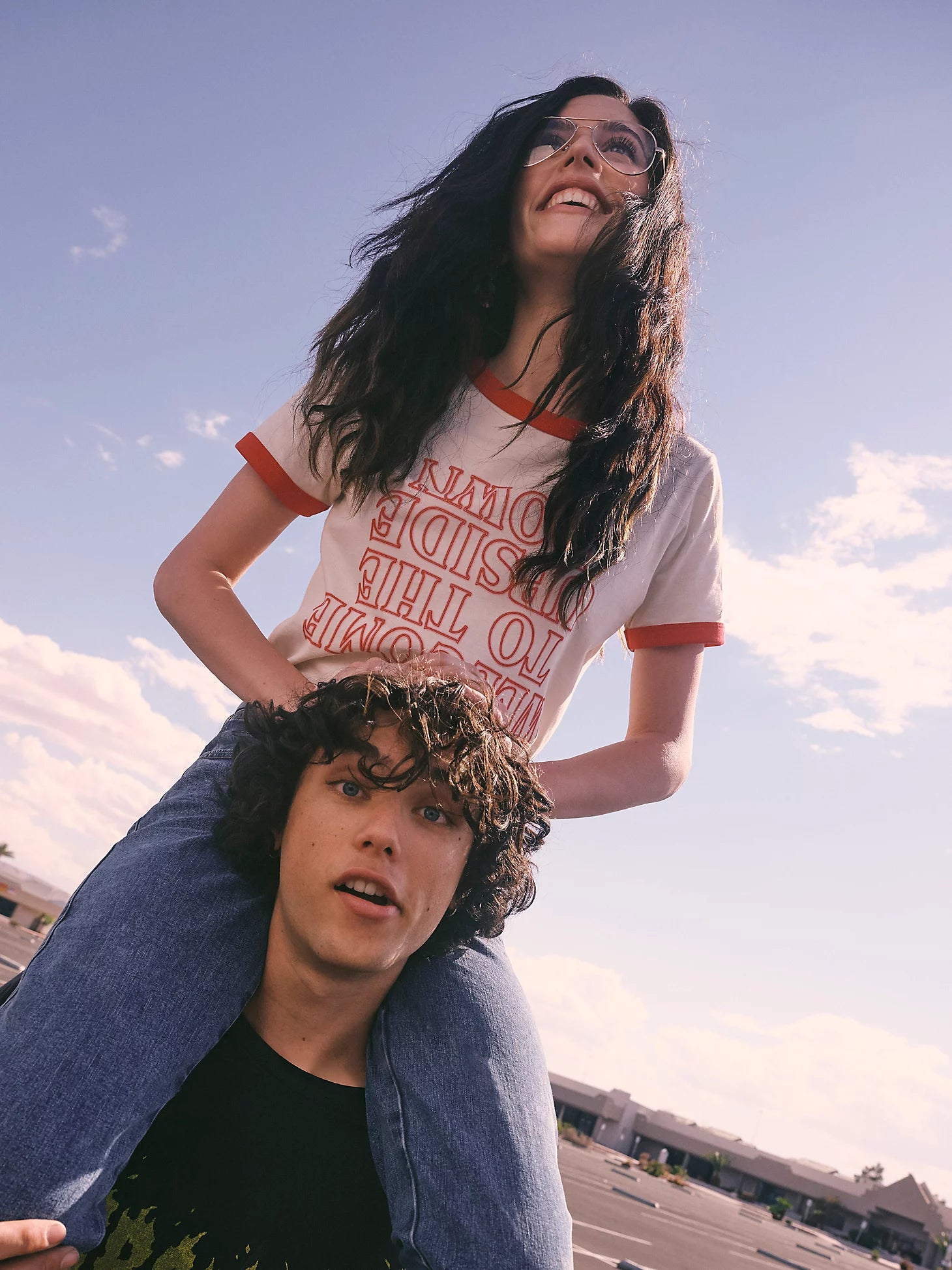 Wrangler x Stranger Things Upside Down Ringer Tee