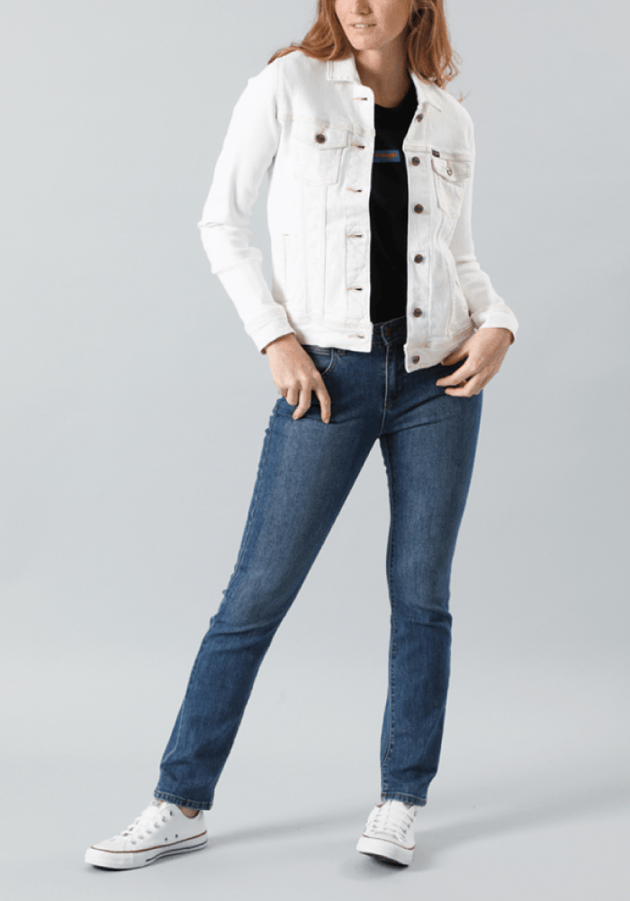 Chaqueta Denim Authentic Jacket Off White