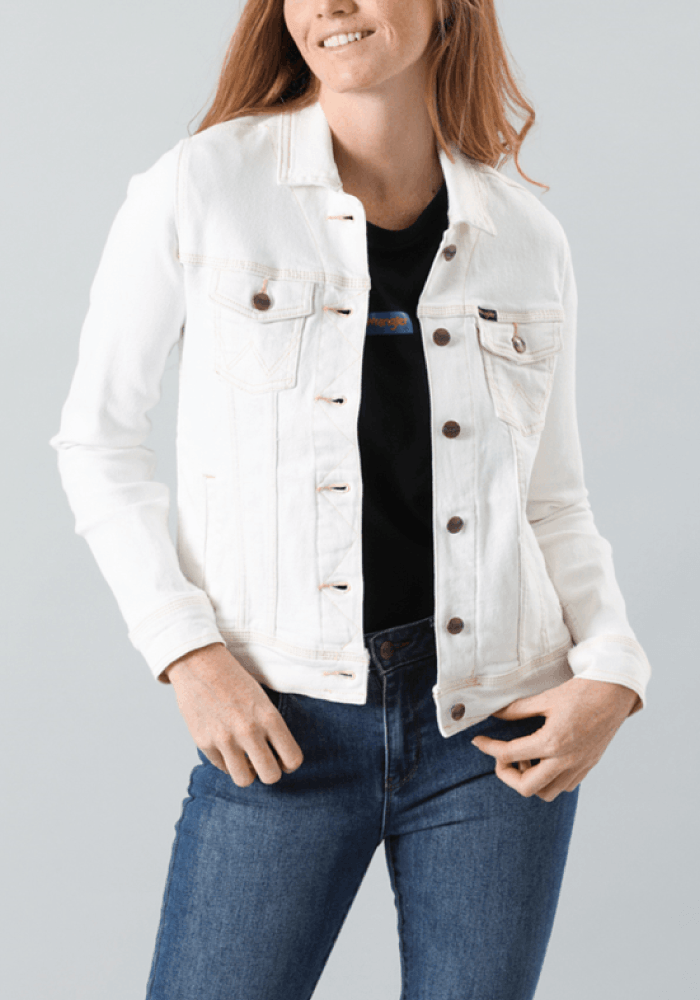 Chaqueta Denim Authentic Jacket Off White