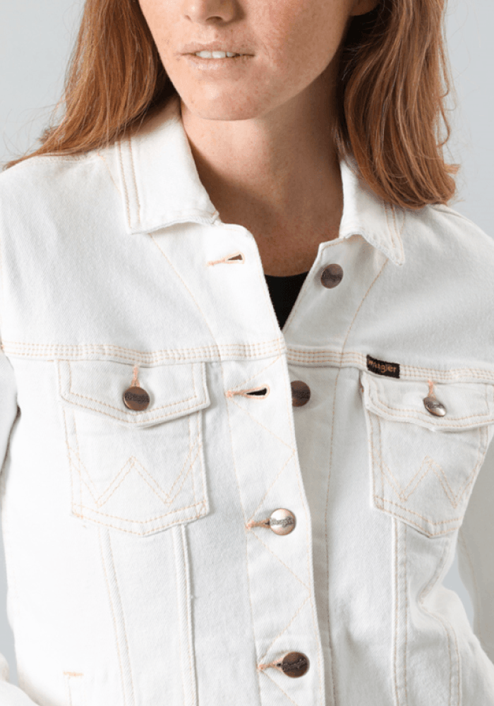 Chaqueta Denim Authentic Jacket Off White