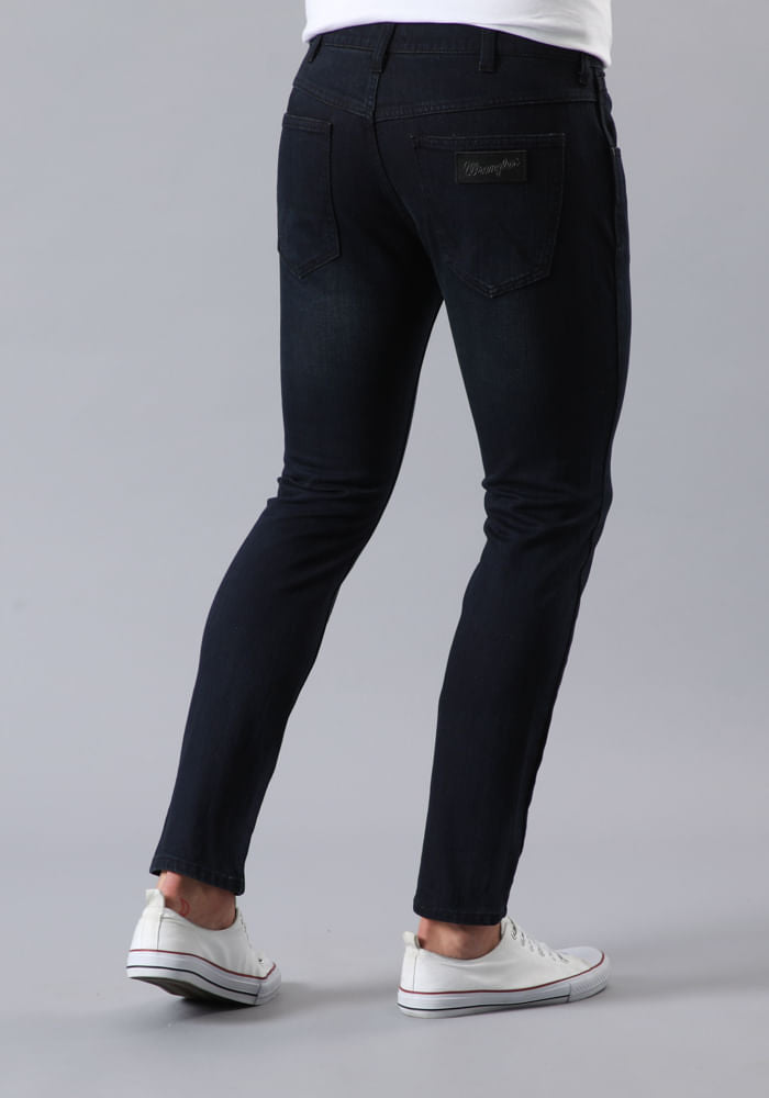 Jeans Hombre Bryson Skinny Fit Smashed Black