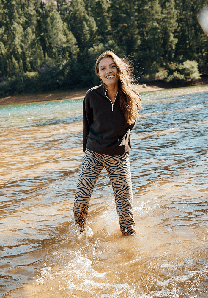 Jeans Mujer Tiro Alto Wild West Straight Fit Purr