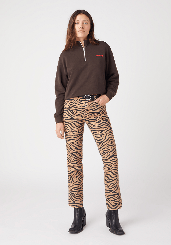 Jeans Mujer Tiro Alto Wild West Straight Fit Purr
