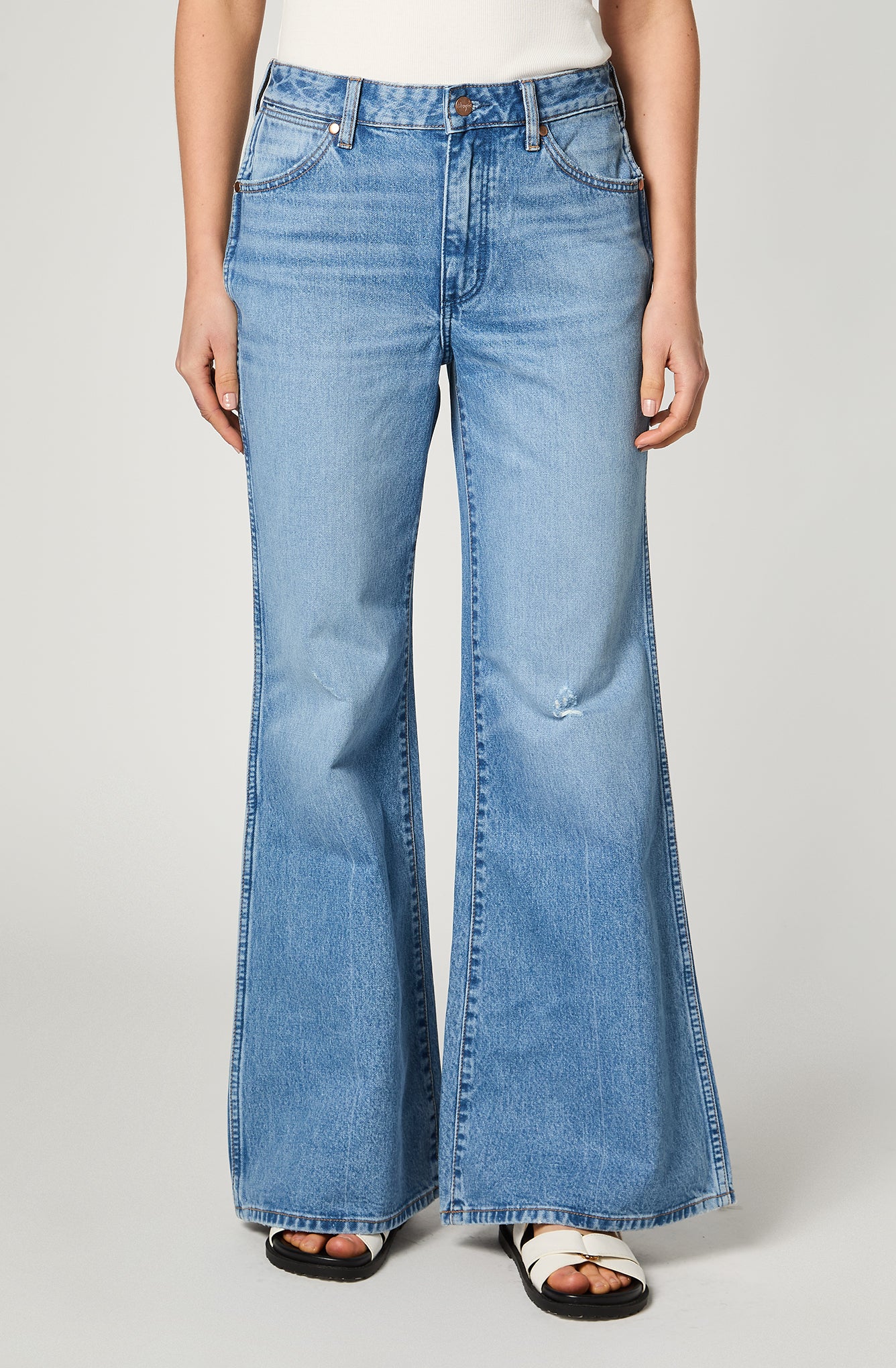 Jeans Mujer Wanderer Celeste