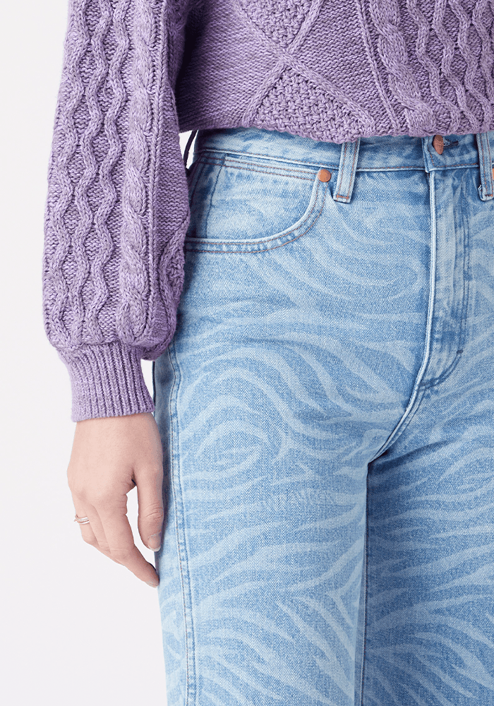 Jeans Mujer Tiro Alto Wanderer Flare Fit