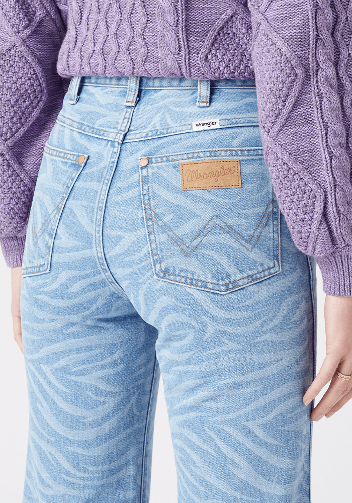 Jeans Mujer Tiro Alto Wanderer Flare Fit