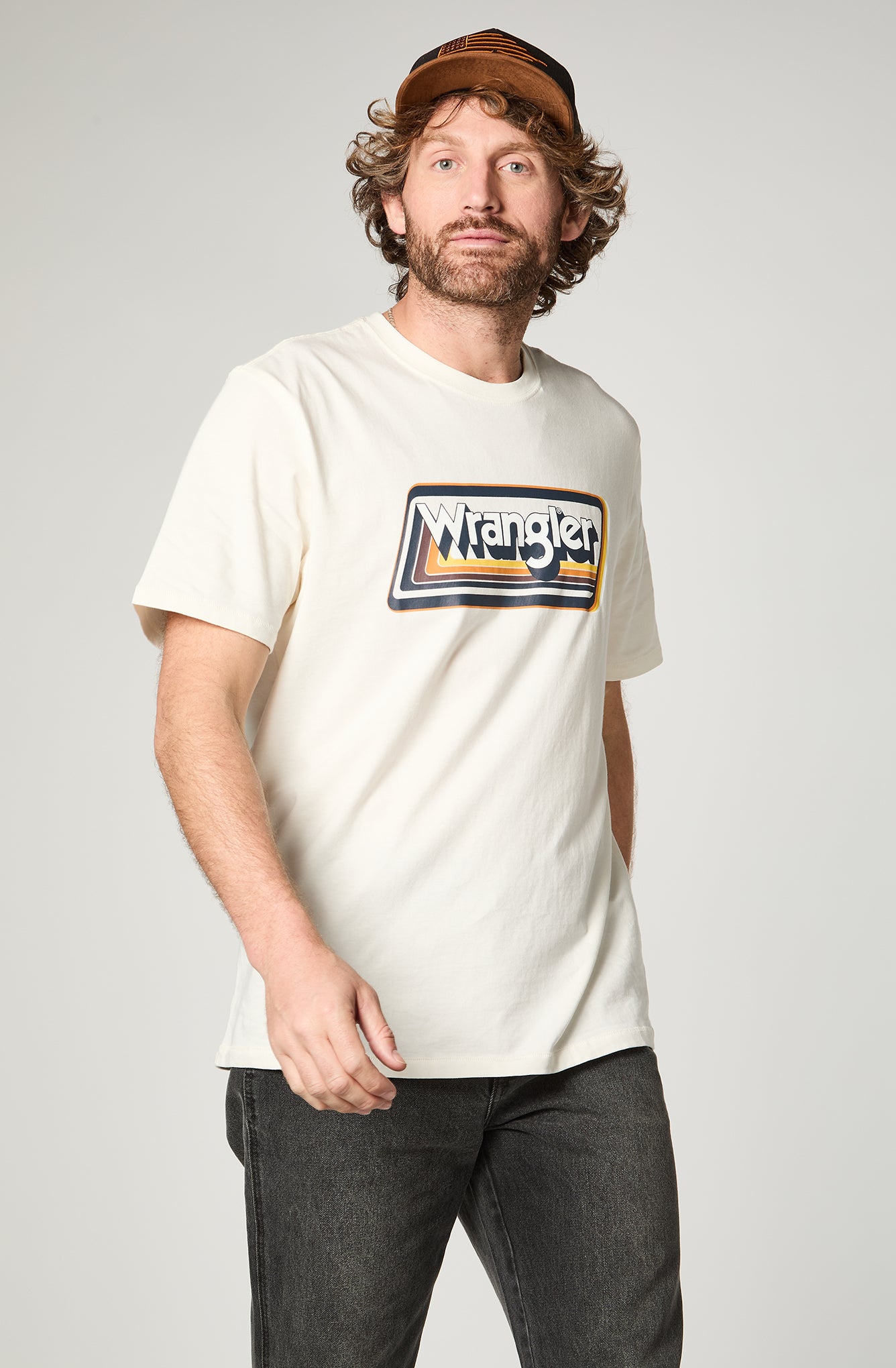Polera Hombre Graphic Tee White