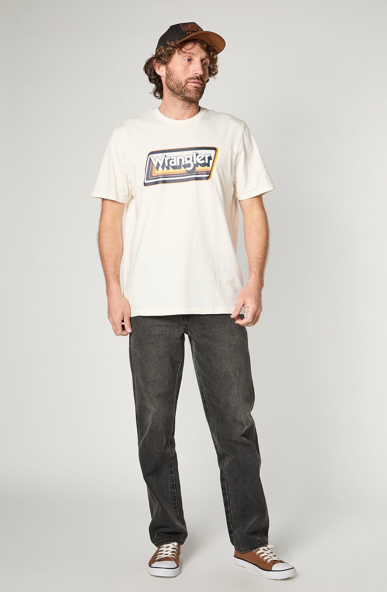 Polera Hombre Graphic Tee White