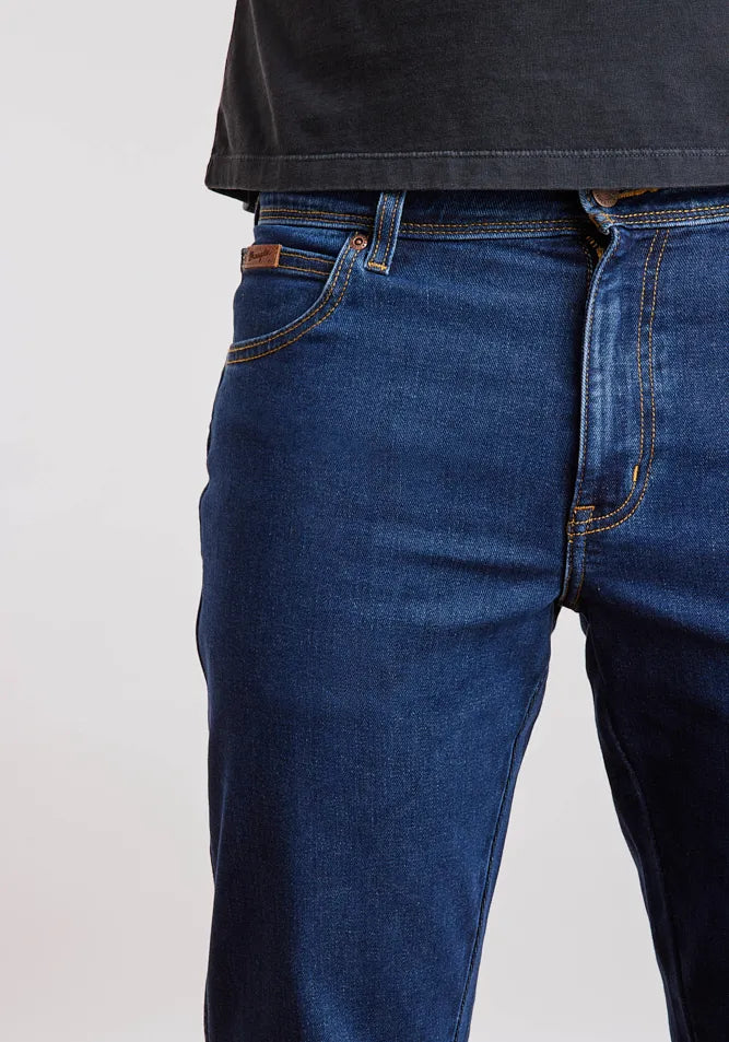 Jeans Tiro Alto Texas Regular Fit Dark Stone