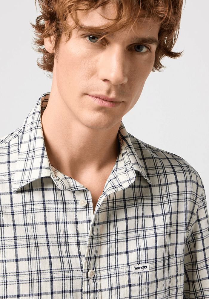 Camisa Manga Corta 1 Pocket Shirt Plaid Ss Pristine Plaid