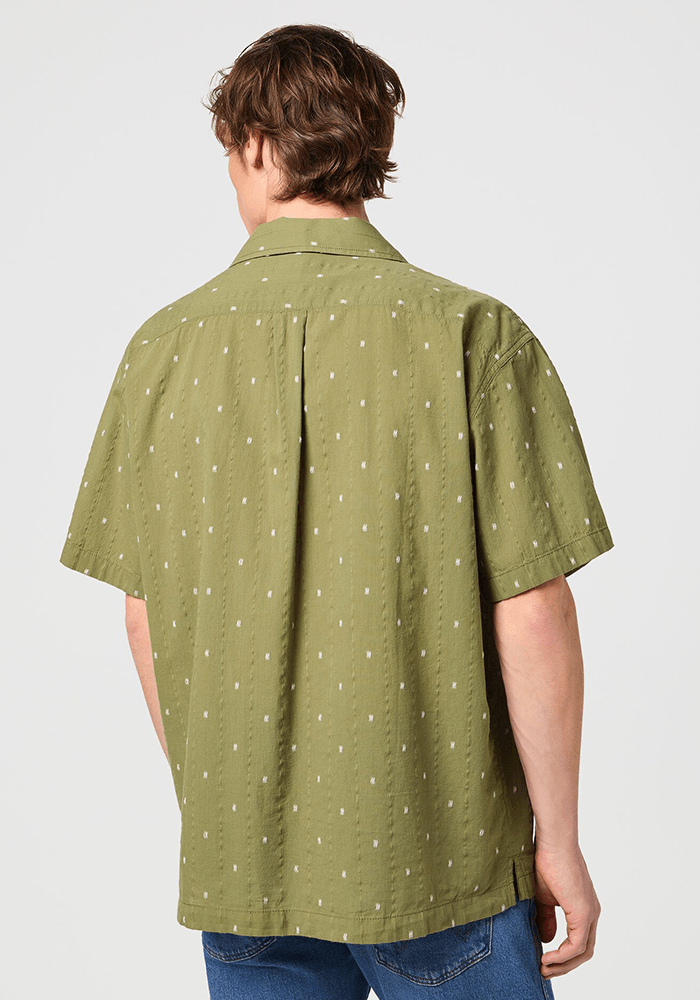 Camisa Manga Corta Resort Shirt Ss Dusty Olive