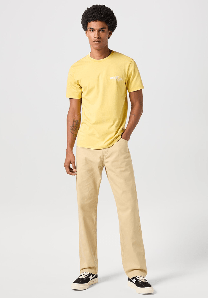 Polera Graphic Tee - Snakewine Varsity Yellow