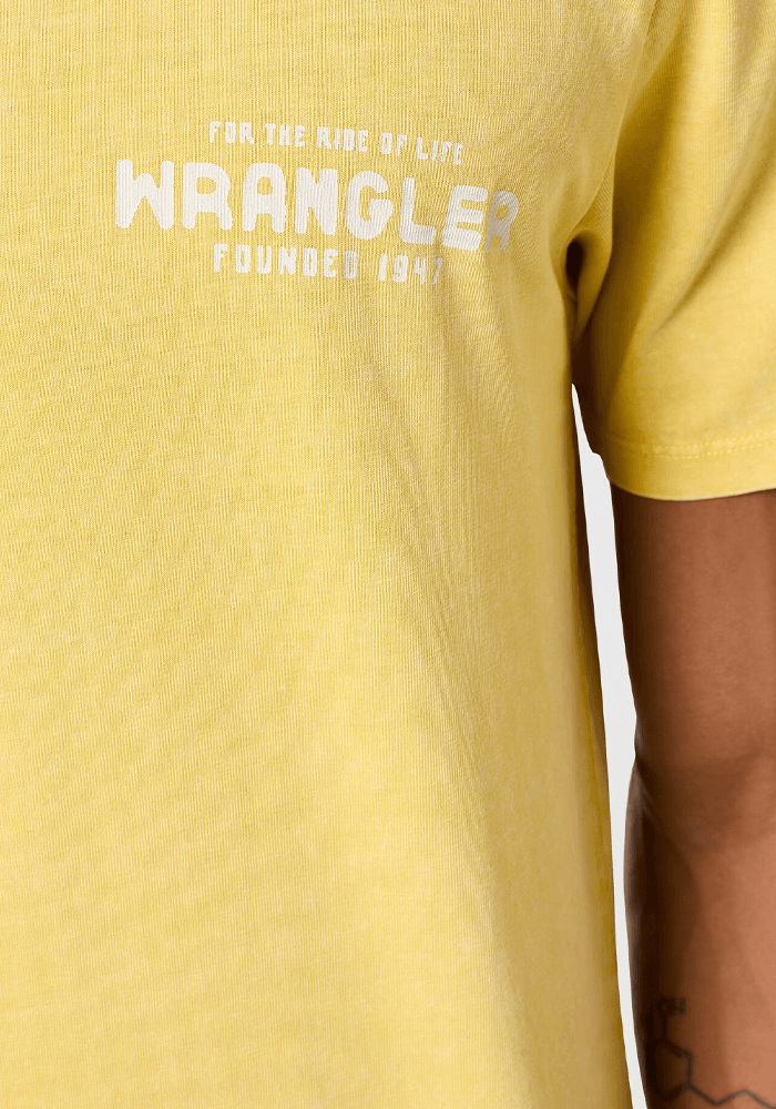 Polera Graphic Tee - Snakewine Varsity Yellow