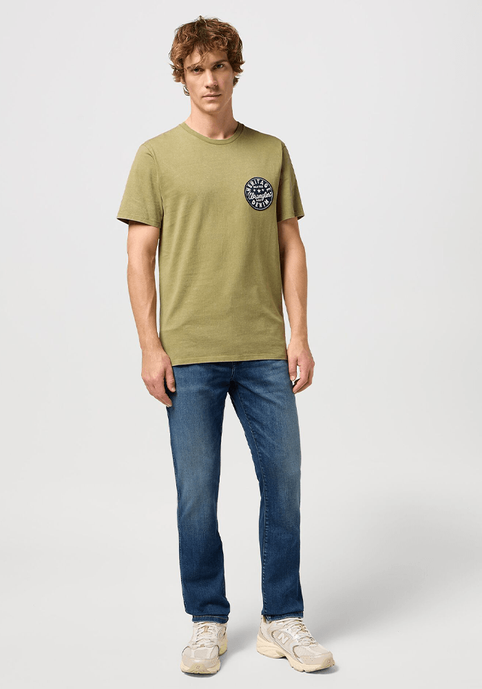 Polera Crew Neck - Circle Logo Dusty Olive