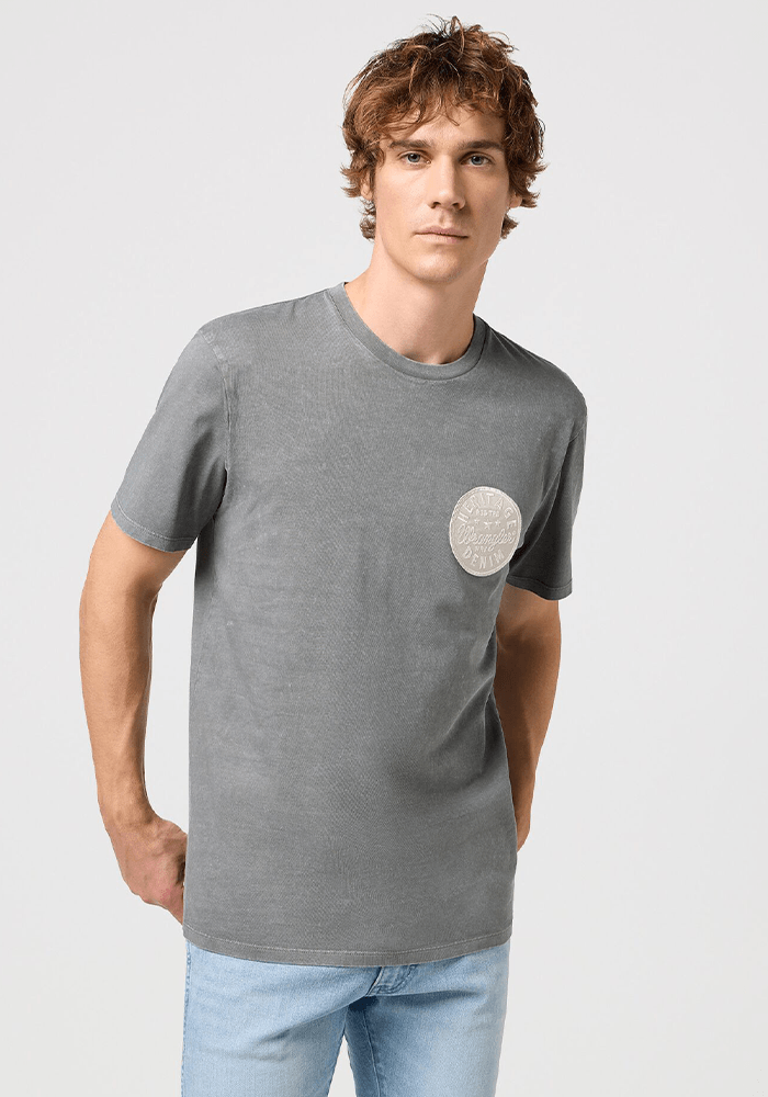 Polera Crew Neck - Circle Logo Gunmetal