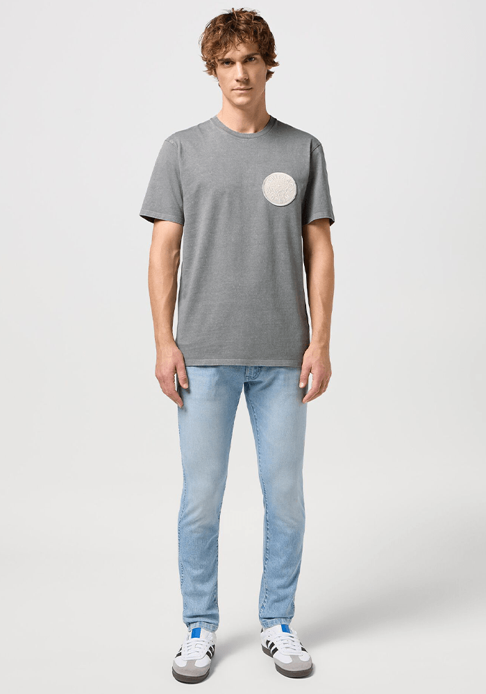 Polera Crew Neck - Circle Logo Gunmetal