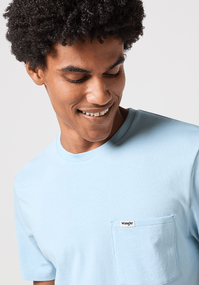 Polera 1 Pocket Tee Dream Blue