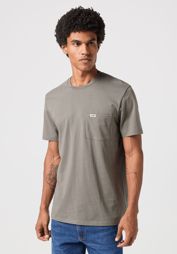 Polera 1 Pocket Tee Gun Metal