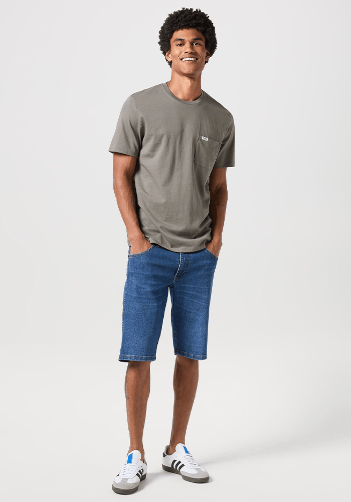 Polera 1 Pocket Tee Gun Metal