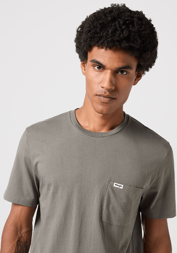 Polera 1 Pocket Tee Gun Metal