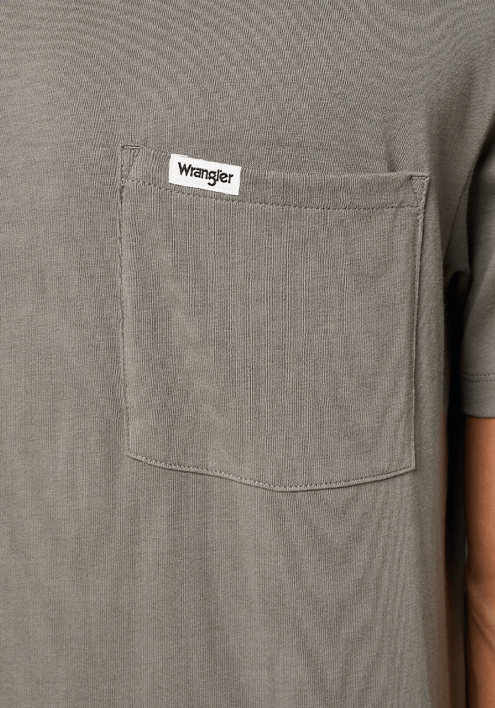 Polera 1 Pocket Tee Gun Metal