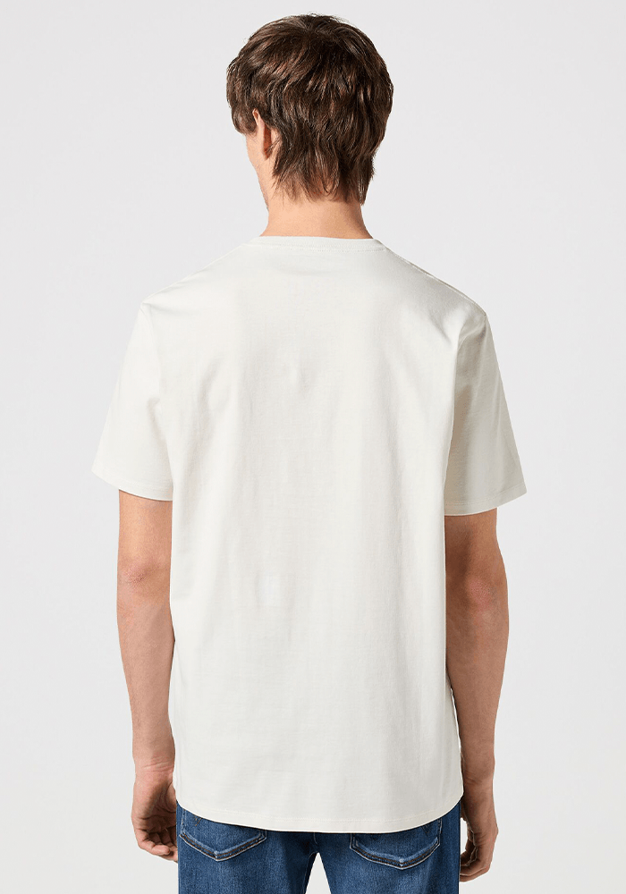 Polera Sign Off Tee - Festival Patch White W/ Navy