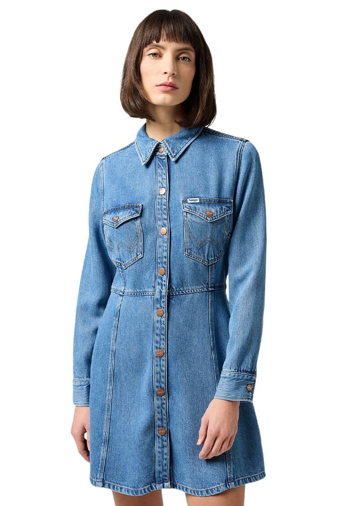Vestido A Line Shirt Dress Partners