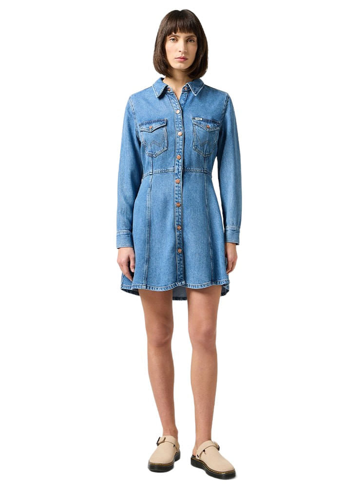 Vestido A Line Shirt Dress Partners