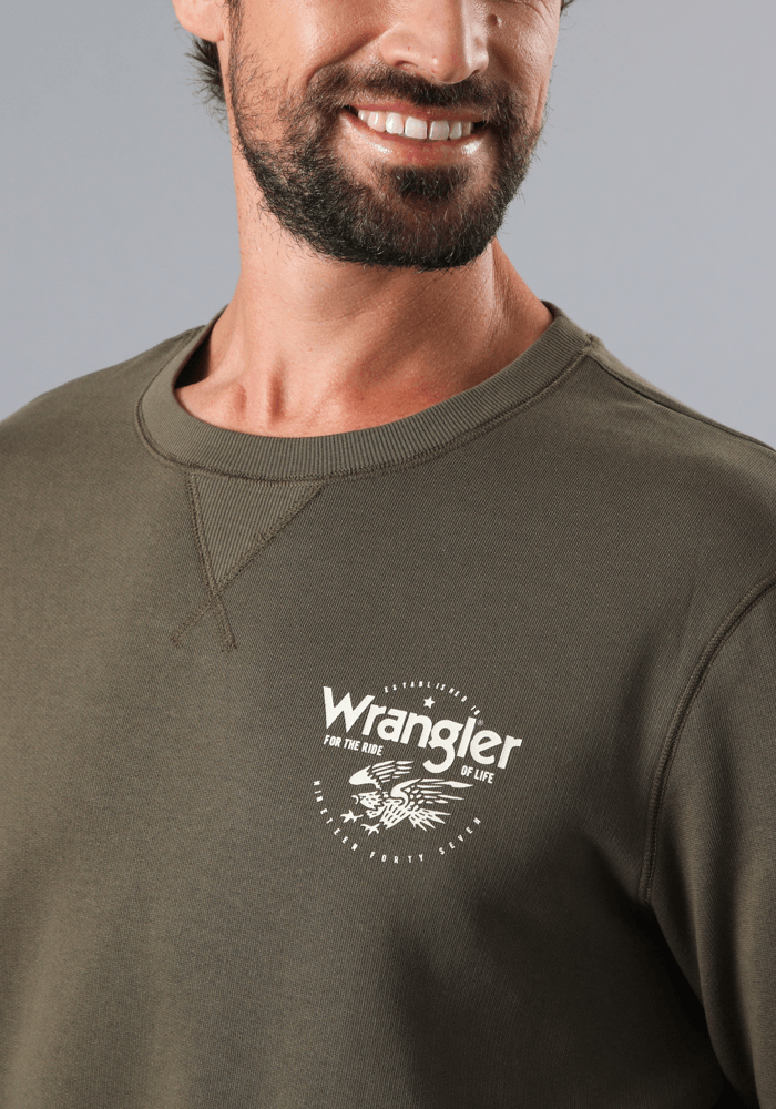 Polerón Eagle Crew Deep Green