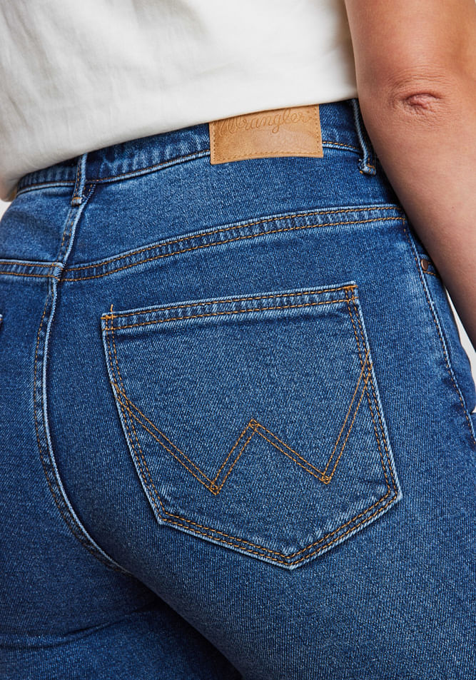 Jeans Mujer Tiro Alto Skinny High Rise