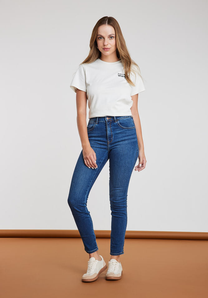 Jeans Mujer Tiro Alto Skinny High Rise