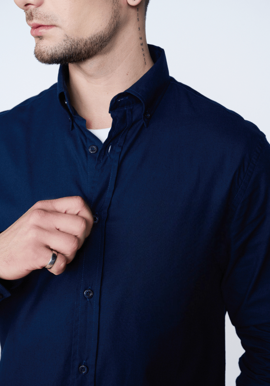 Camisa 1 Pocket Shirt Dark Blue