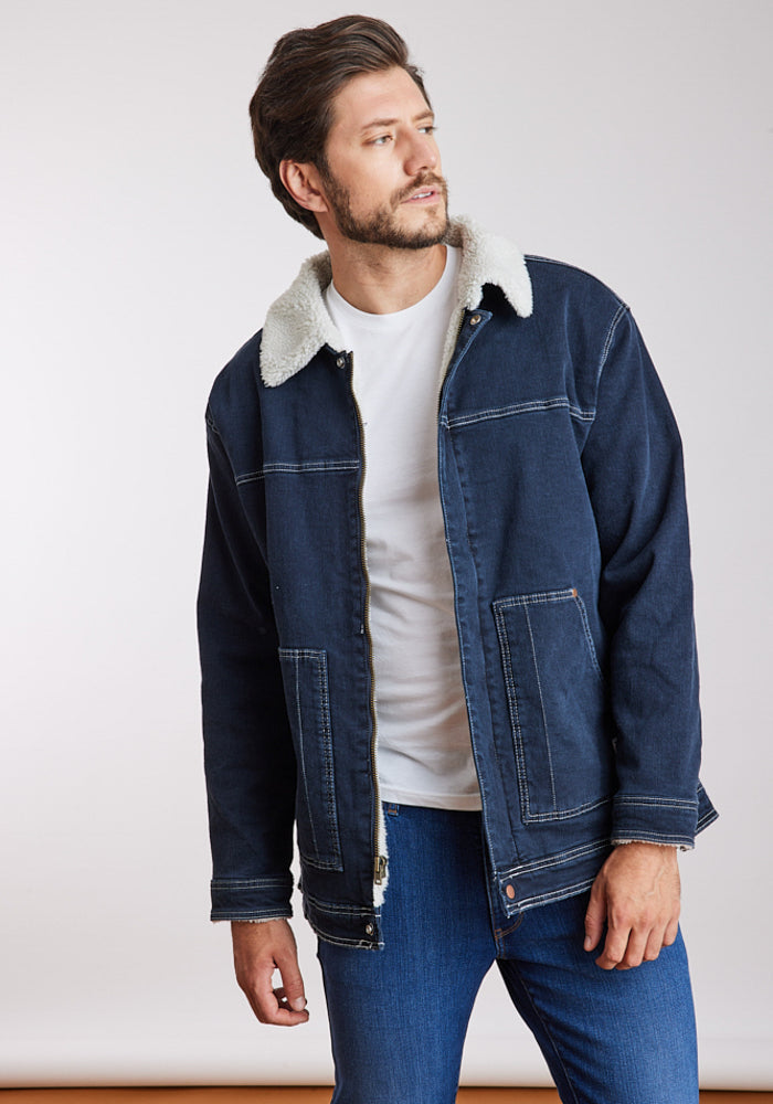 Chaqueta Hombre Utility Sherpa Jkt Midnight
