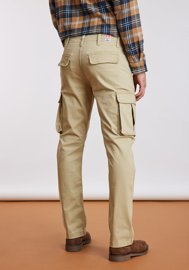 Pantalon Casey Regular Cargo Saddle