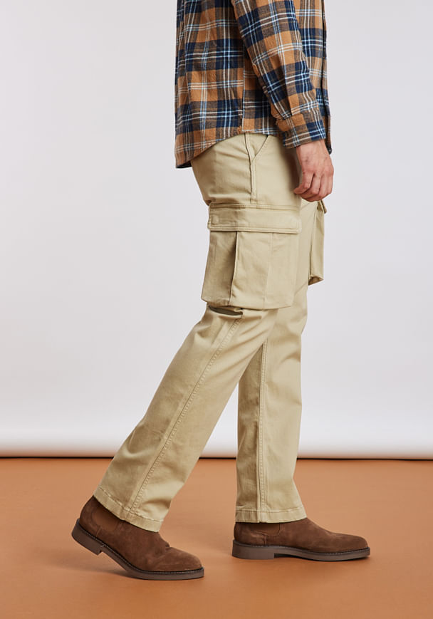 Pantalon Casey Regular Cargo Saddle