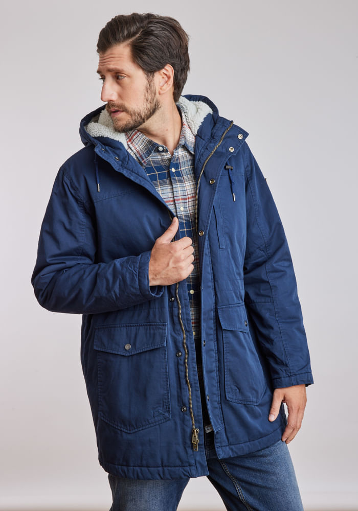 Chaqueta Hombre Heavy Puffer Jacket Navy
