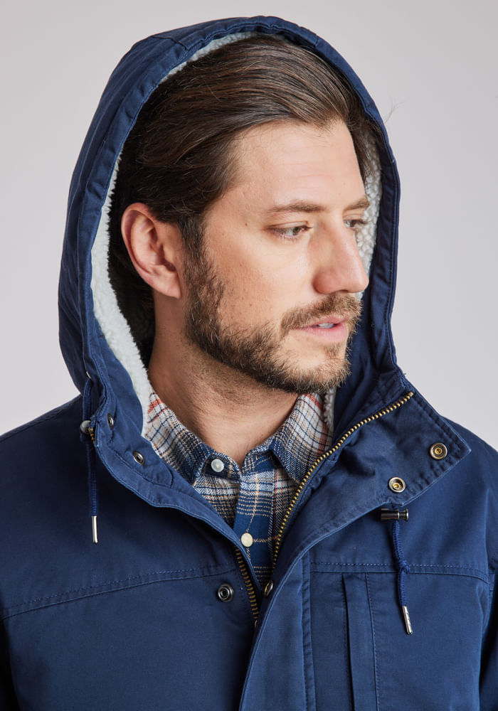 Chaqueta Hombre Heavy Puffer Jacket Navy