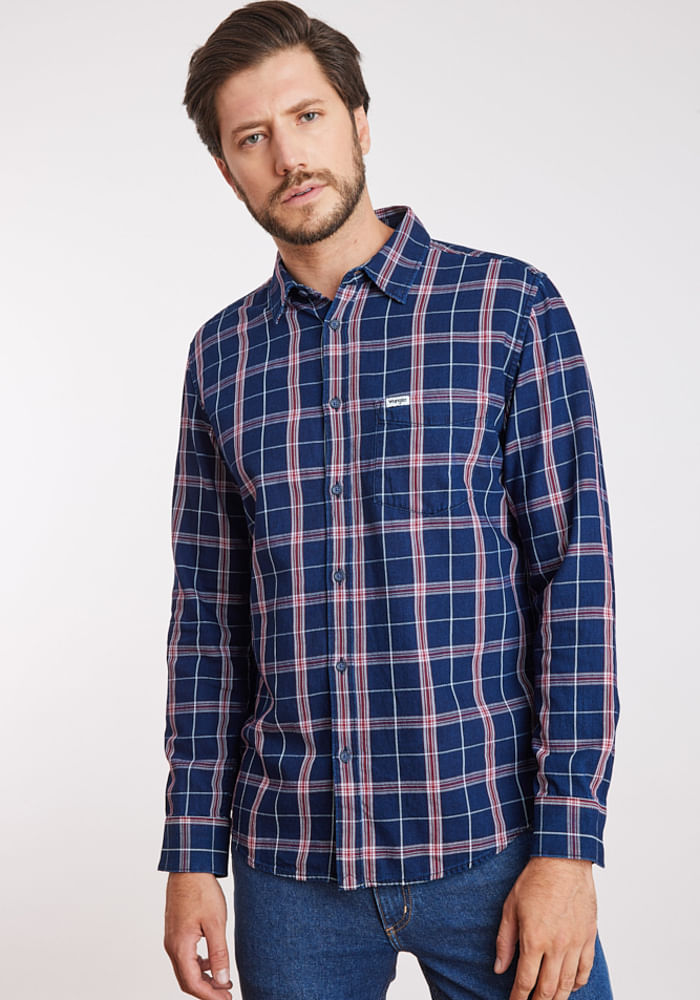 Camisa Hombre 1 Pkt Indigo Shirt Red Indigo