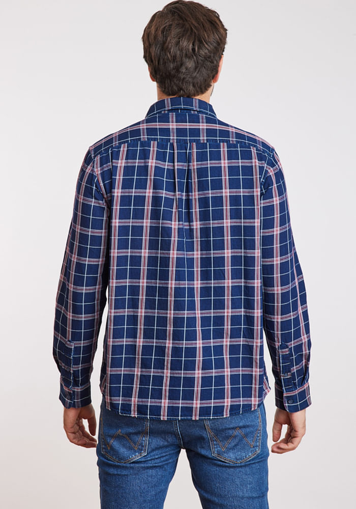 Camisa Hombre 1 Pkt Indigo Shirt Red Indigo