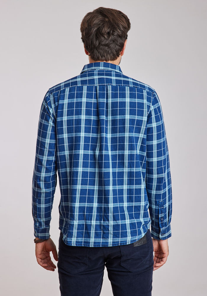 Camisa Hombre 1 Pkt Indigo Shirt Green Indigo