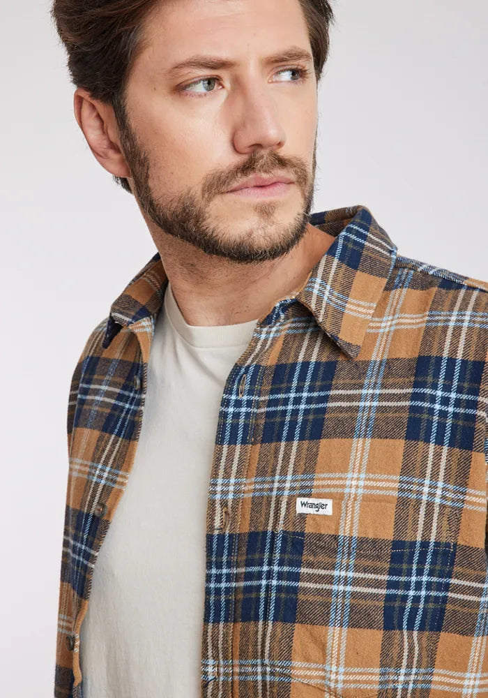 Camisa Hombre 1 Pkt Shirt Dijon Plaid