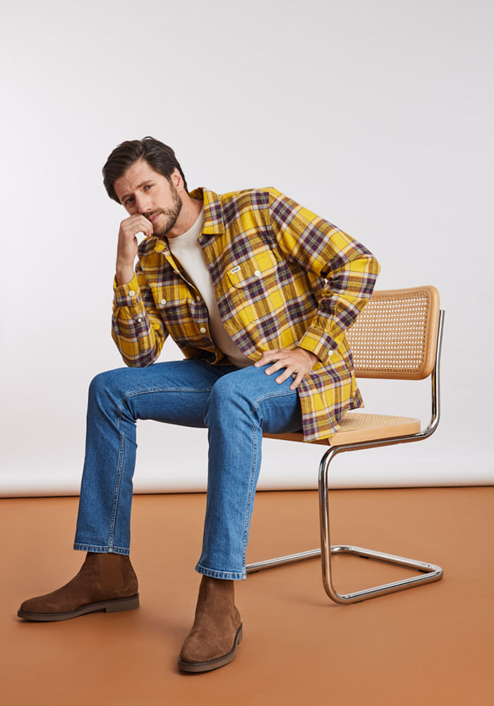 Camisa Hombre 2 Pkt Shirt Yellow