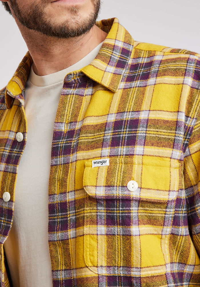 Camisa Hombre 2 Pkt Shirt Yellow