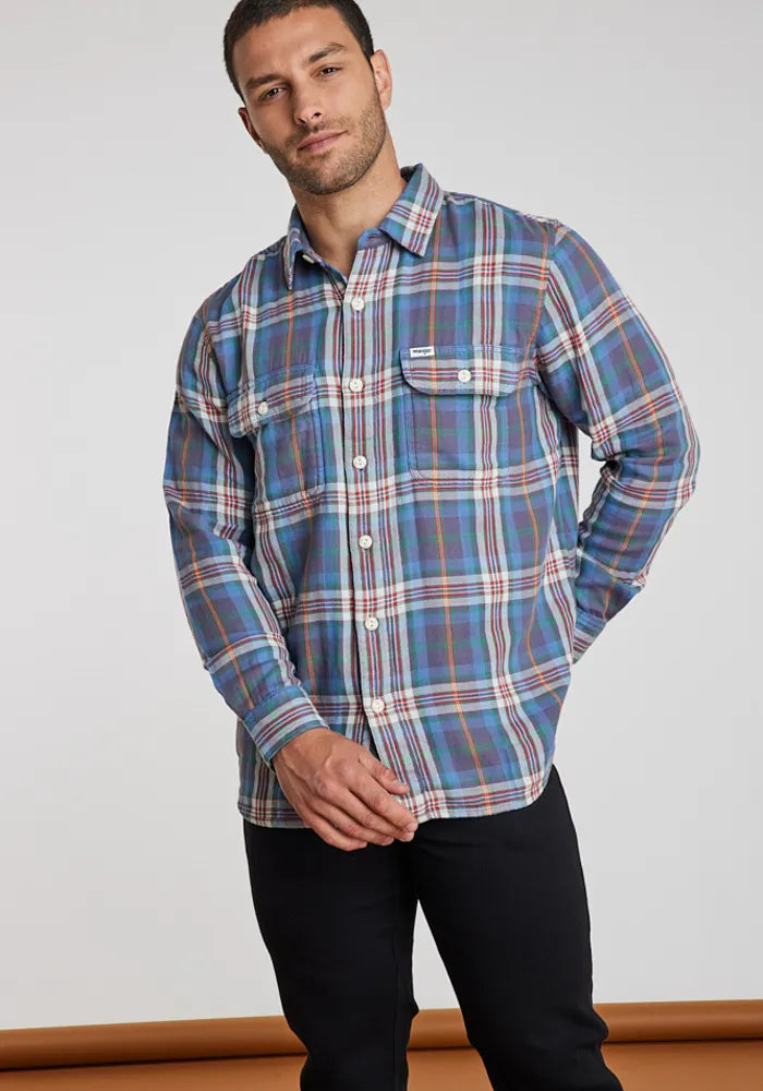 Camisa Hombre 2 Pkt Shirt Rainbow Plaid