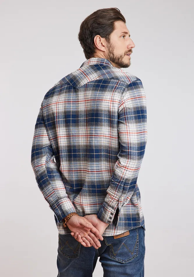 Camisa Western Shirt Navy Red