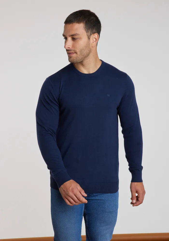 Sweaters Hombre Knit Sweater Navy