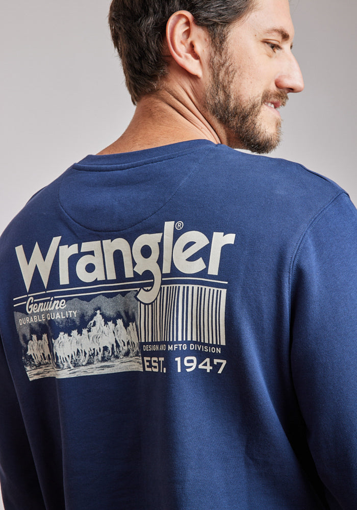 Polerón Crewneck Sweatshirt Navy