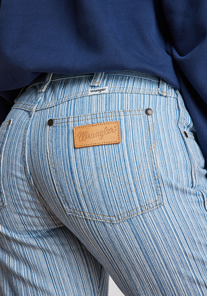 Jeans Mujer Sunset Pinstripe