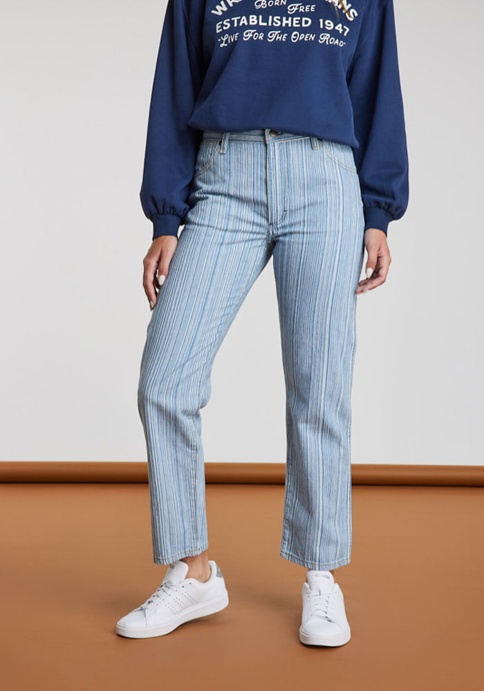 Jeans Mujer Sunset Pinstripe